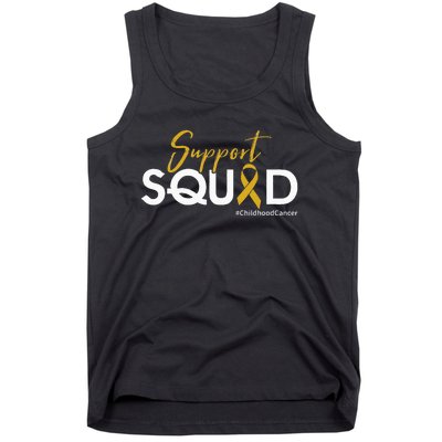 Support Squad Childhood Cancer Awareness Tank Top