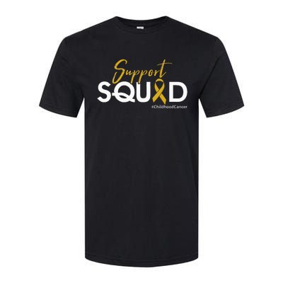 Support Squad Childhood Cancer Awareness Softstyle® CVC T-Shirt