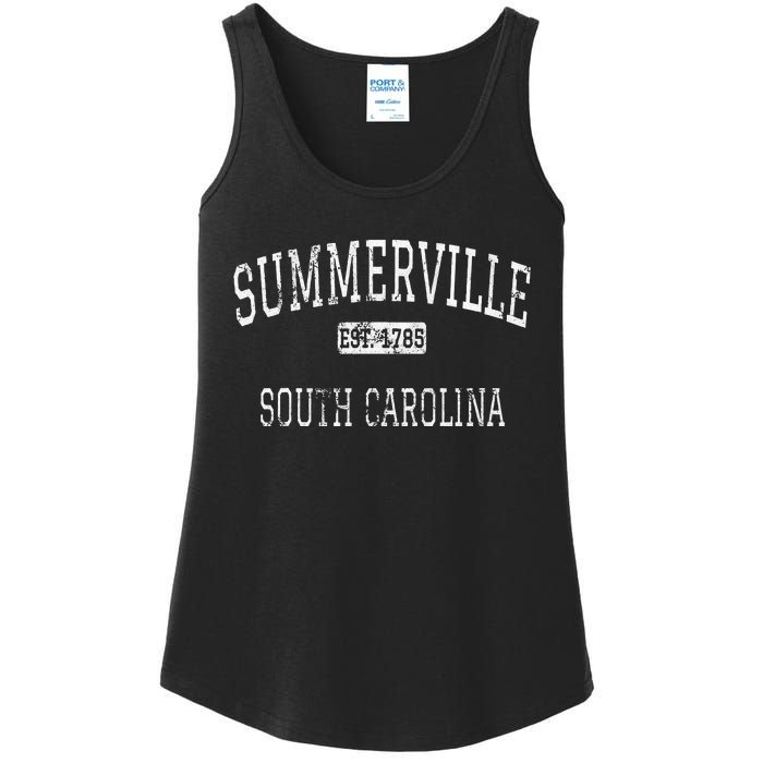 Summerville South Carolina Sc Vintage Ladies Essential Tank