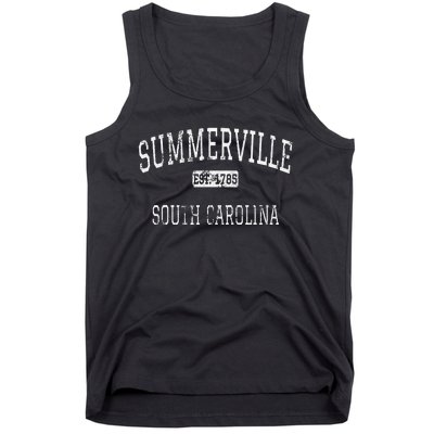 Summerville South Carolina Sc Vintage Tank Top