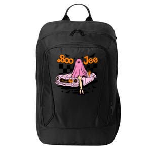 Spooky Season Cute Ghost Boo Jee Halloween Costume Gift City Backpack