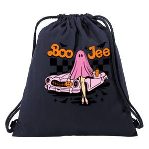 Spooky Season Cute Ghost Boo Jee Halloween Costume Gift Drawstring Bag