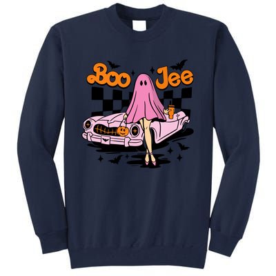 Spooky Season Cute Ghost Boo Jee Halloween Costume Gift Tall Sweatshirt