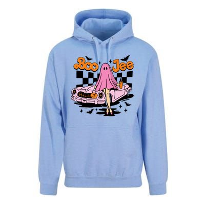 Spooky Season Cute Ghost Boo Jee Halloween Costume Gift Unisex Surf Hoodie