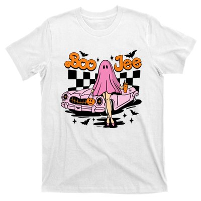 Spooky Season Cute Ghost Boo Jee Halloween Costume Gift T-Shirt