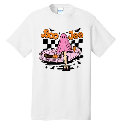 Spooky Season Cute Ghost Boo Jee Halloween Costume Gift Tall T-Shirt