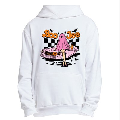 Spooky Season Cute Ghost Boo Jee Halloween Costume Gift Urban Pullover Hoodie