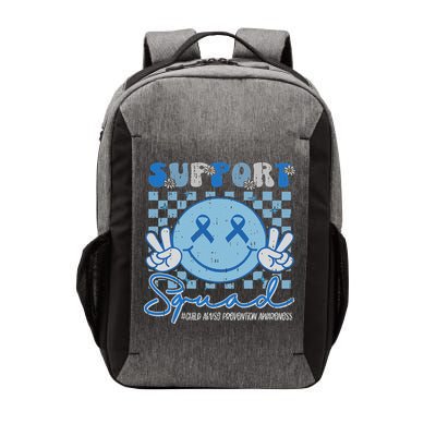 Support Squad Child Abuse Prevention Awareness Smile Face Vector Backpack