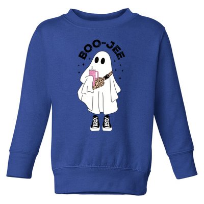 Spooky Season Cute Ghost Halloween Costume Boujee Boojee Cute Gift Toddler Sweatshirt