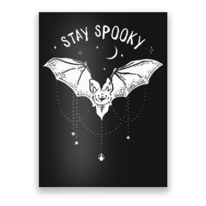 Stay Spooky Cute Vampire Bat Halloween Poster