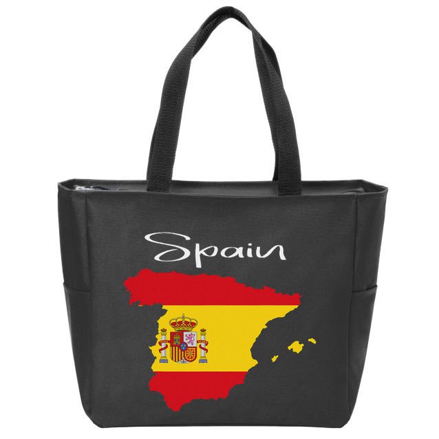 Spain Spanish Clothes Zip Tote Bag