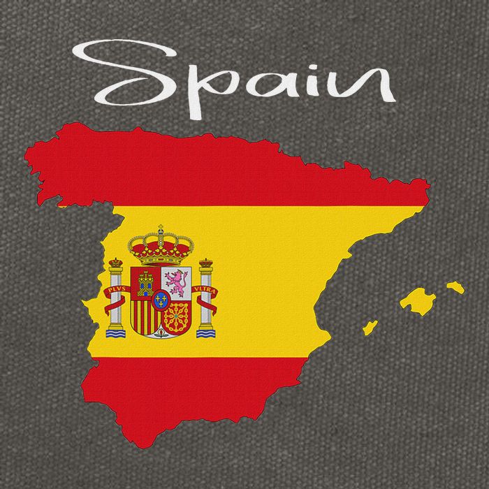 Spain Spanish Clothes Cotton Canvas Backpack