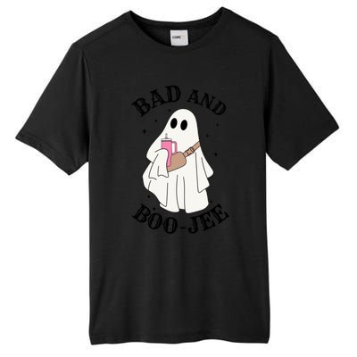 Spooky Season Cute Ghost Halloween Costume Bad And Boojee Gift Tall Fusion ChromaSoft Performance T-Shirt