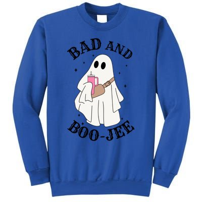 Spooky Season Cute Ghost Halloween Costume Bad And Boojee Gift Sweatshirt