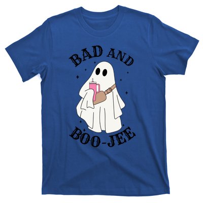 Spooky Season Cute Ghost Halloween Costume Bad And Boojee Gift T-Shirt