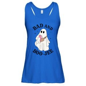 Spooky Season Cute Ghost Halloween Costume Bad And Boojee Gift Ladies Essential Flowy Tank