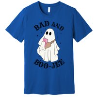 Spooky Season Cute Ghost Halloween Costume Bad And Boojee Gift Premium T-Shirt