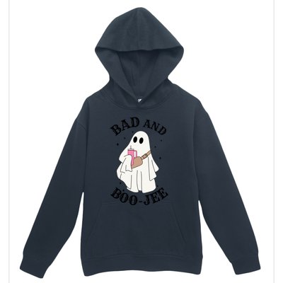 Spooky Season Cute Ghost Halloween Costume Bad And Boojee Gift Urban Pullover Hoodie