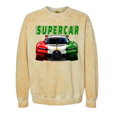 Supercar Sports Car Muscle Car And Race Car Colorblast Crewneck Sweatshirt