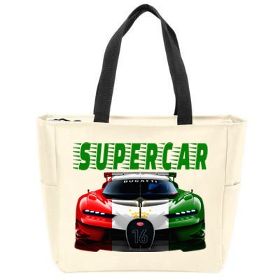 Supercar Sports Car Muscle Car And Race Car Zip Tote Bag