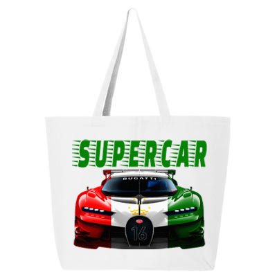 Supercar Sports Car Muscle Car And Race Car 25L Jumbo Tote