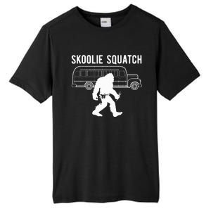 Sasquatch Skoolie Cryptid Bigfoot Converted School Bus Tall Fusion ChromaSoft Performance T-Shirt