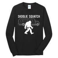 Sasquatch Skoolie Cryptid Bigfoot Converted School Bus Tall Long Sleeve T-Shirt