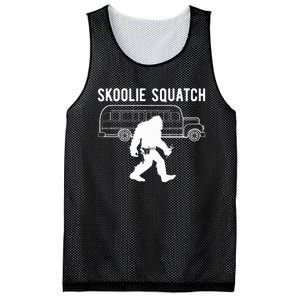 Sasquatch Skoolie Cryptid Bigfoot Converted School Bus Mesh Reversible Basketball Jersey Tank