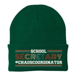 School Secretary Chaoscoordinator School Admin Office Knit Cap Winter Beanie