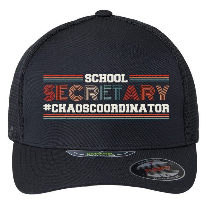 School Secretary Chaoscoordinator School Admin Office Flexfit Unipanel Trucker Cap