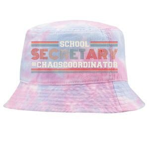 School Secretary Chaoscoordinator School Admin Office Tie-Dyed Bucket Hat