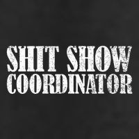 Shit Show Coordinator Funny Sarcastic Shit Show Golf Towel