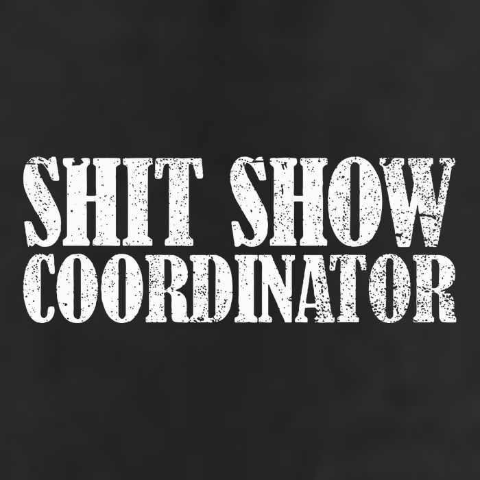 Shit Show Coordinator Funny Sarcastic Shit Show Golf Towel