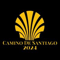Scallop Shell Camino De Santiago 2024 Drawstring Bag