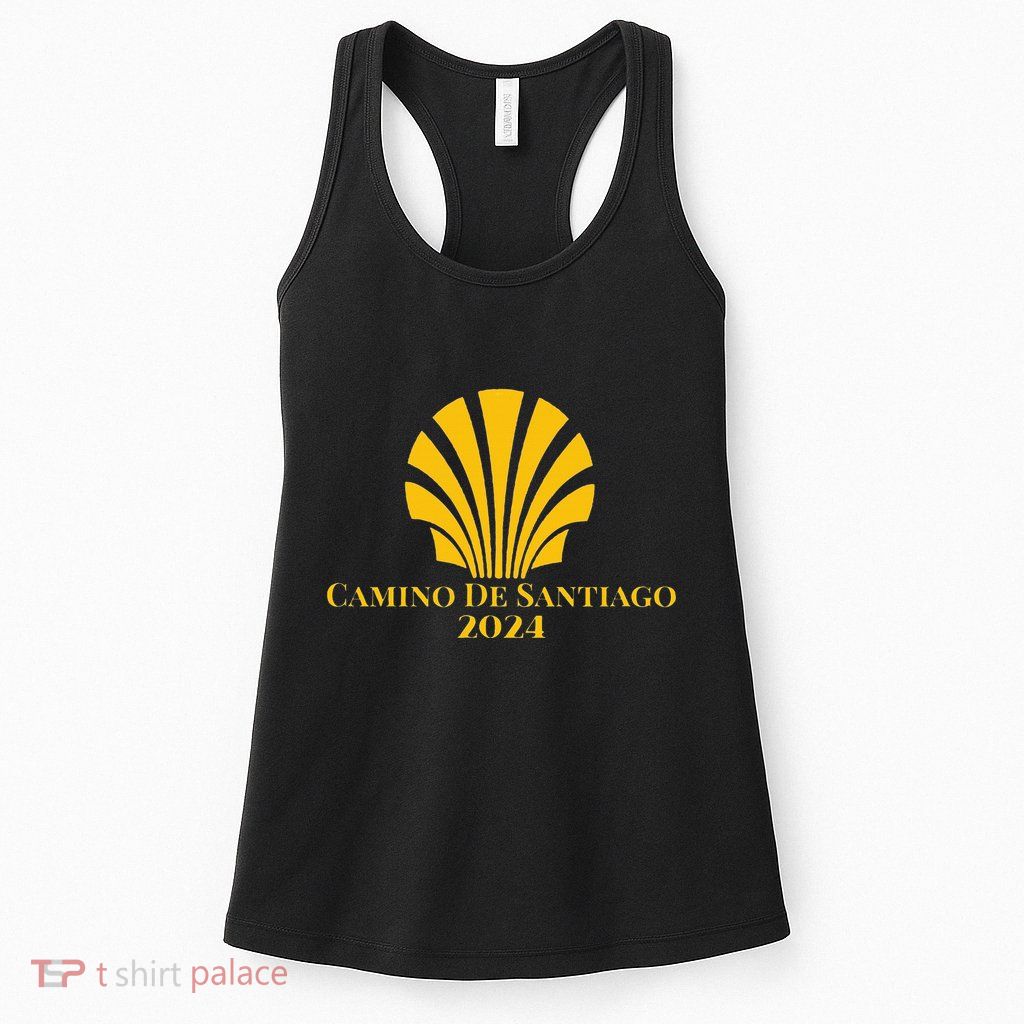 Scallop Shell Camino De Santiago 2024 Womens Tank Top