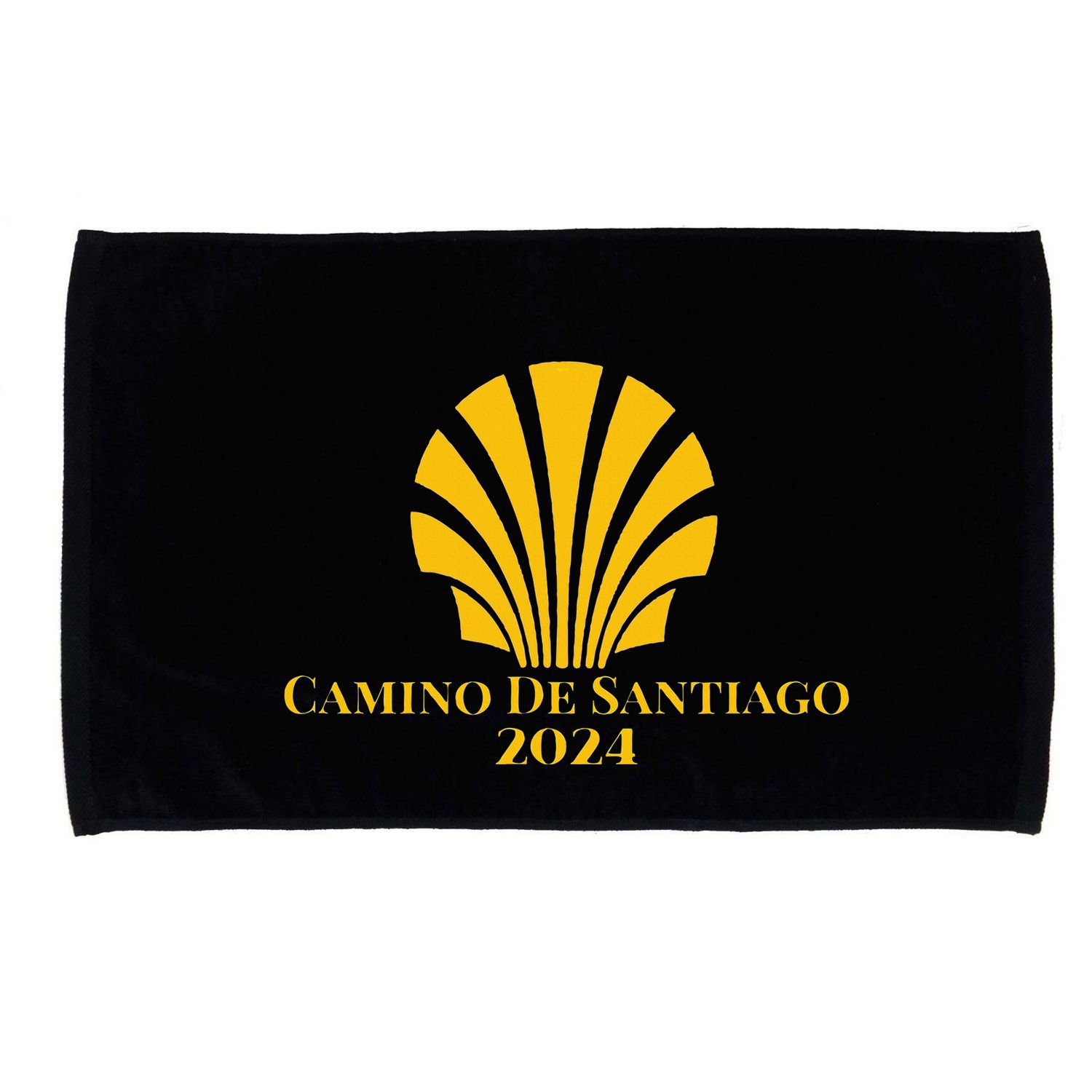 Scallop Shell Camino De Santiago 2024 Microfiber Hand Towel