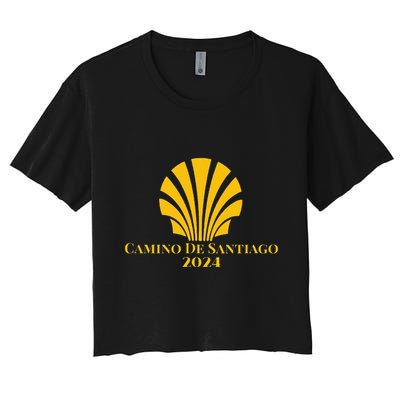 Scallop Shell Camino De Santiago 2024 Crop Top