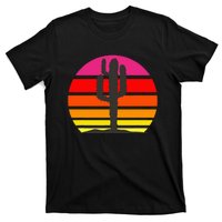 Saguaro Sunset Cactus Opuntia Cactaceae Lovers T-Shirt