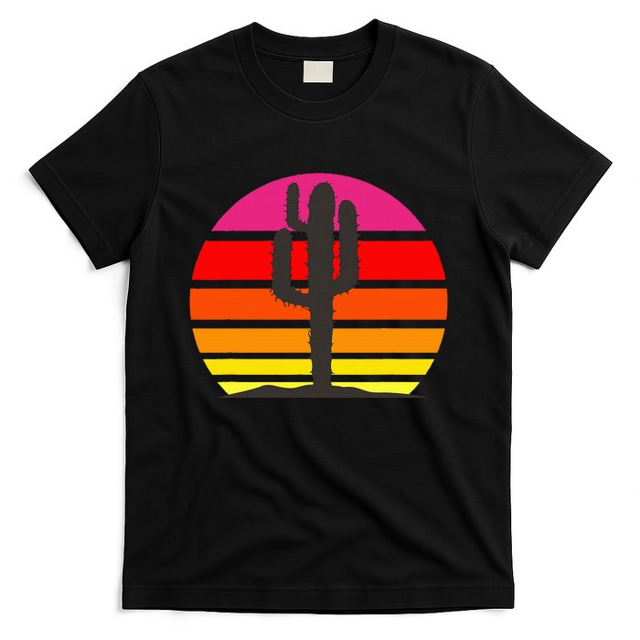 Saguaro Sunset Cactus Opuntia Cactaceae Lovers T-Shirt