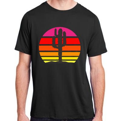 Saguaro Sunset Cactus Opuntia Cactaceae Lovers Adult ChromaSoft Performance T-Shirt