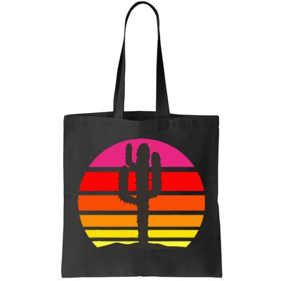 Saguaro Sunset Cactus Opuntia Cactaceae Lovers Tote Bag