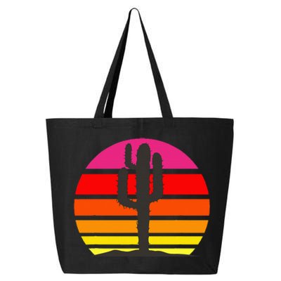 Saguaro Sunset Cactus Opuntia Cactaceae Lovers 25L Jumbo Tote