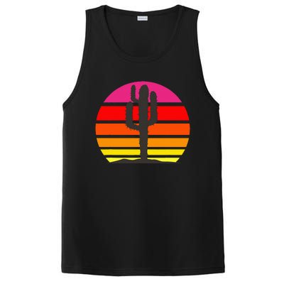 Saguaro Sunset Cactus Opuntia Cactaceae Lovers PosiCharge Competitor Tank