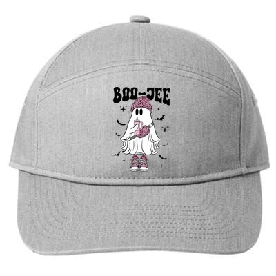 Spooky Season Cute Ghost Halloween Costume Boujee Boojee 7-Panel Snapback Hat