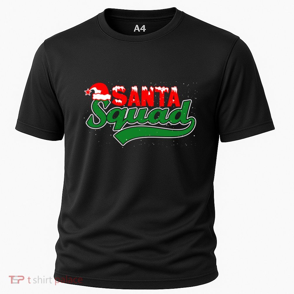 Santa Squad Christmas Design Template For Christmas Celebration Performance Shirt