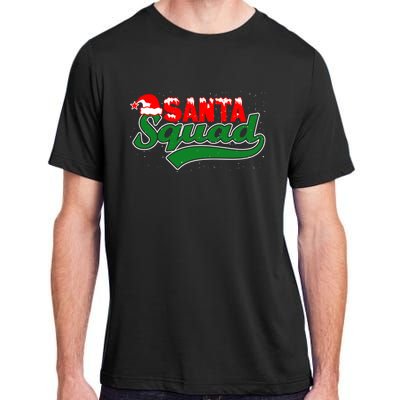 Santa Squad Christmas Design Template For Christmas Celebration Adult ChromaSoft Performance T-Shirt