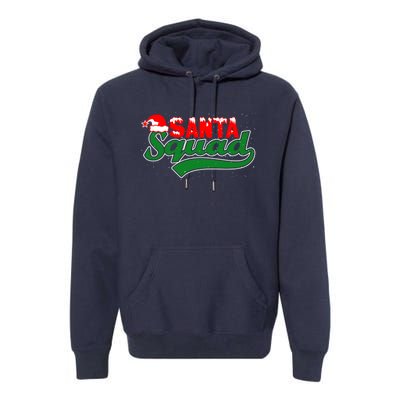 Santa Squad Christmas Design Template For Christmas Celebration Premium Hoodie