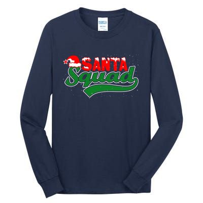 Santa Squad Christmas Design Template For Christmas Celebration Tall Long Sleeve T-Shirt