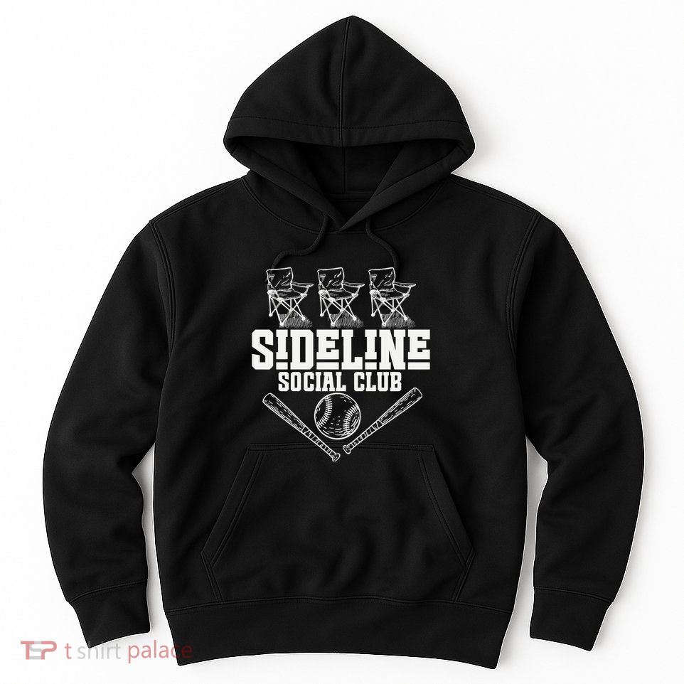 Sideline Social Club Retro Baseball Team Game Day Season Hoodie
