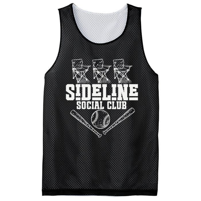 Sideline Social Club Retro Baseball Team Game Day Season Mesh Reversible Basketball Jersey Tank